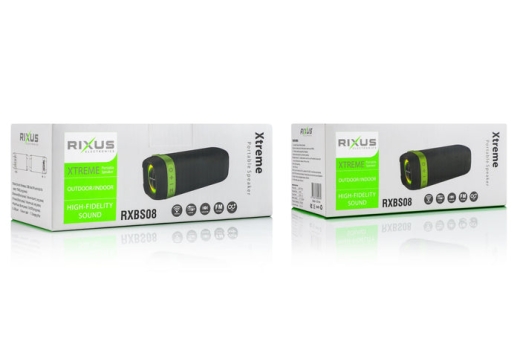 RIXUS RXBS08 PORTABLE BLUETOOTH SPEAKER