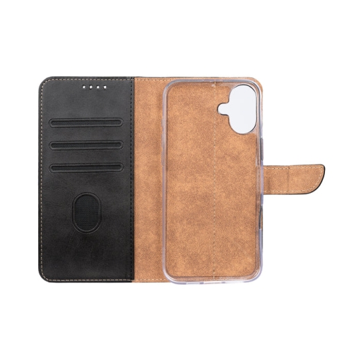 RIXUS BOOKCASE FOR IPHONE 16 BLACK
