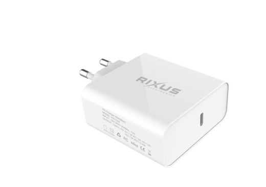 RIXUS RXLC26 UNIVERSAL USB-C CHARGER WHITE