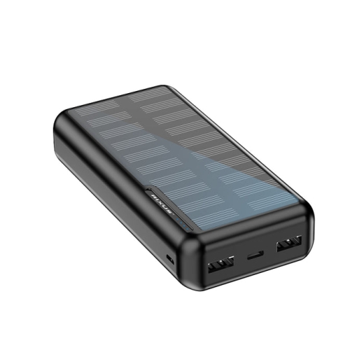 RIXUS RXPB46 SOLAR POWERBANK 20000 MAH BLACK