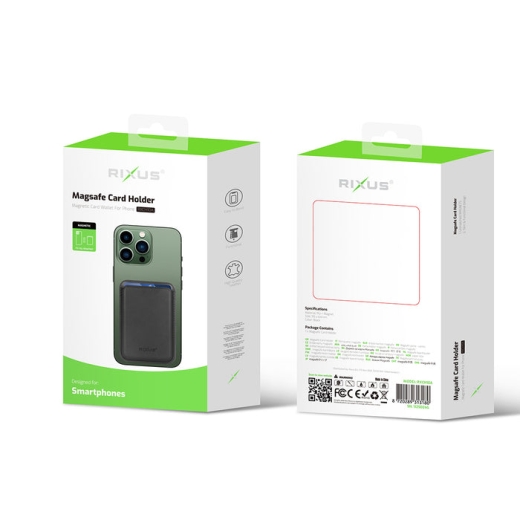 RIXUS RXCH10A CARD HOLDER WITH MAGSAFE BLACK