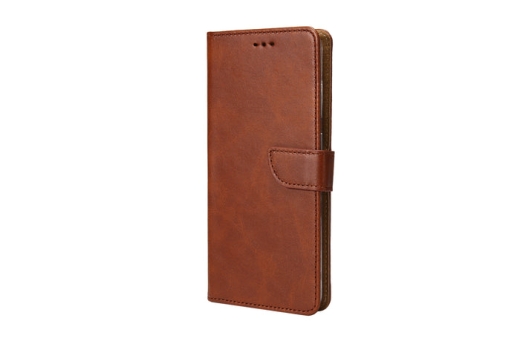 RIXUS BOOKCASE FOR IPHONE 15 PRO BROWN