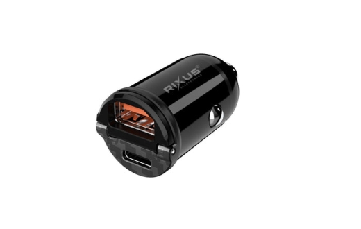 RIXUS RXC54 MINI CAR CHARGER 20W BLACK