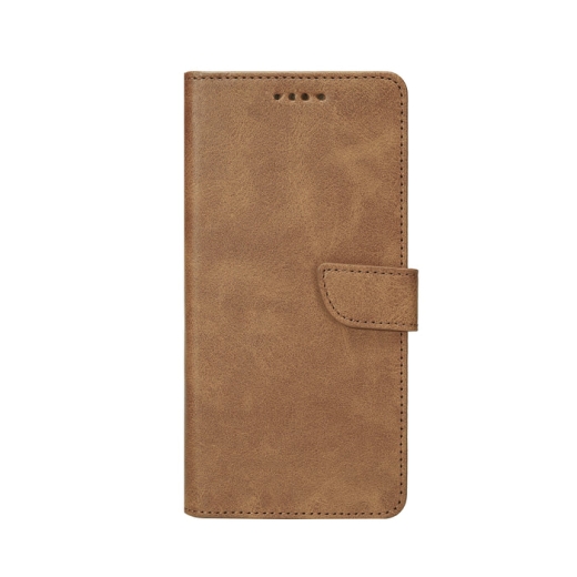 RIXUS BOOKCASE FOR IPHONE 16 LIGHT BROWN