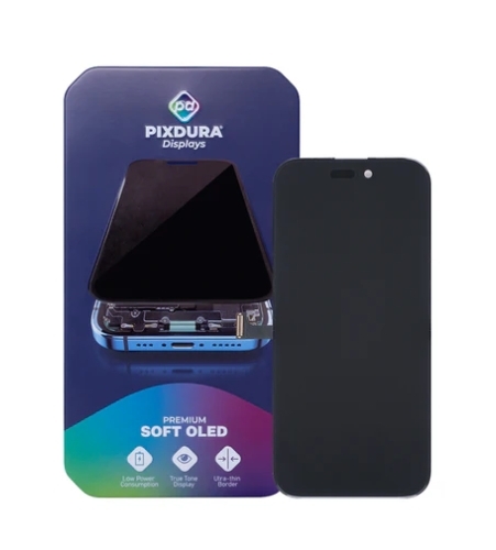 PIXDURA For iPhone 15 Pro Display And Digitizer Soft-OLED Premium (IC Removable)