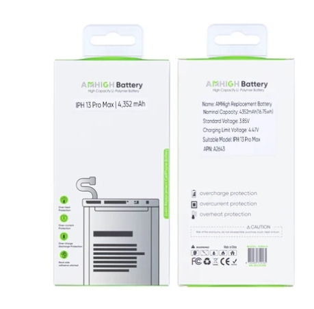 For iPhone 13 Pro Max Akku Battery with TI-Chip