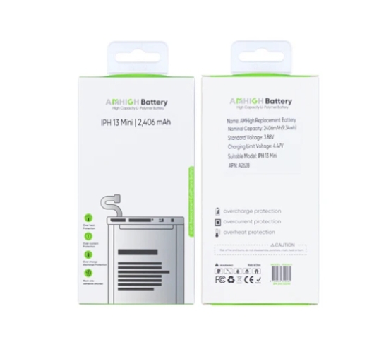 For iPhone 13 Mini Akku Battery with TI-Chip