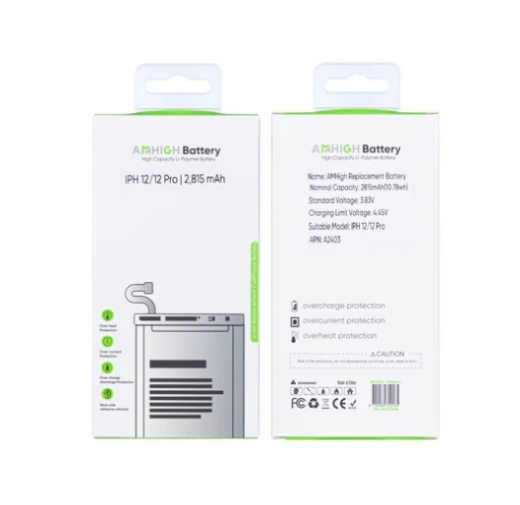 For iPhone 12, 12 Pro Akku Battery With TI-Chip