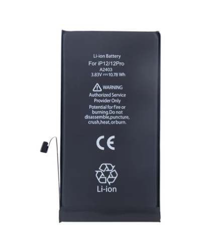 For iPhone 12, 12 Pro Akku Battery With TI-Chip
