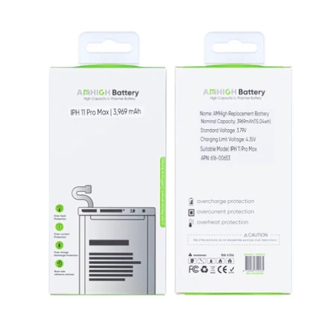 For iPhone 11 Pro Max Akku Battery with TI-Chip
