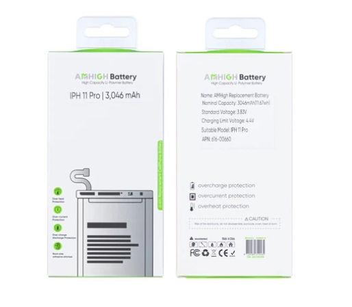For iPhone 11 Pro Akku Battery with TI-Chip