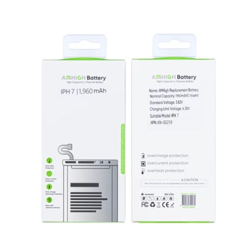 For iPhone 7 Battery Akku with -Chip Akku