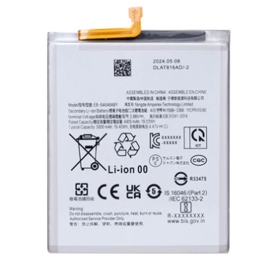 Samsung Galaxy A25 5G A256B, A34 5G A346B, A35 5G A356B, A54 5G A546B, A55 5G A556B Akku Battery EB-BA546ABY OEM