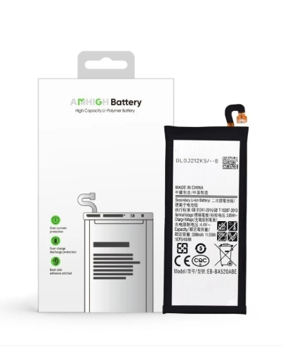 For Samsung Galaxy A5 2017 Akku (SM-A520F)(j530) Battery 3000 mAh EB-BA520ABE (AMHigh Premium)
