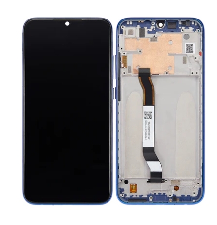 Xiaomi Redmi Note 8, Note 8 (2021) Display lcd And Digitizer With Frame Neptune Blue OEM