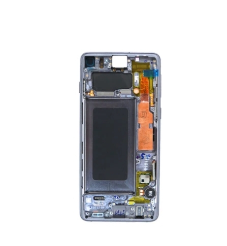 Samsung Galaxy S10 G973F Display And Digitizer With Frame Prism Black Refurbished