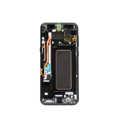Samsung Galaxy S8 Plus G955F Display LCD And Digitizer With Frame Midnight Black Service Pack