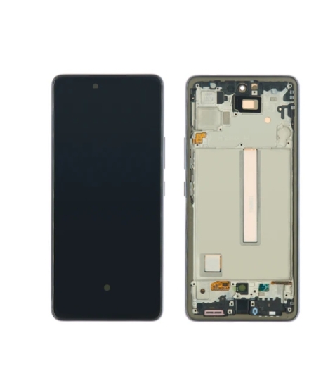 Samsung Galaxy A53 5G A536B Display LCD And Digitizer With Frame Black Service Pack