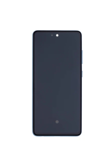 Samsung Galaxy A52 A525F, A52 5G A526B Display LCD And Digitizer With Frame Awesome Blue Service Pack