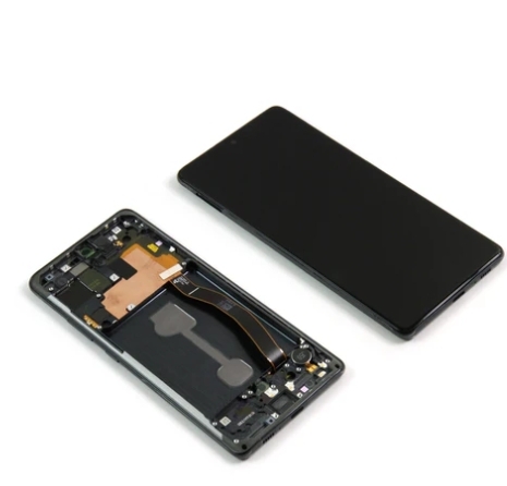 Samsung Galaxy S10 Lite G770F Display LCD And Digitizer With Frame Prism Black Service Pack