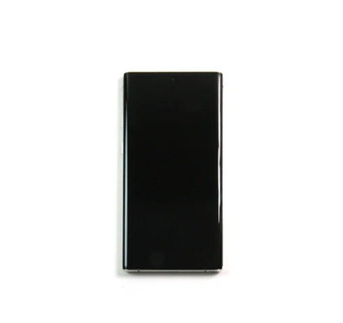 Samsung Galaxy Note 10 N970F Display LCD And Digitizer With frame Aura White Service Pack