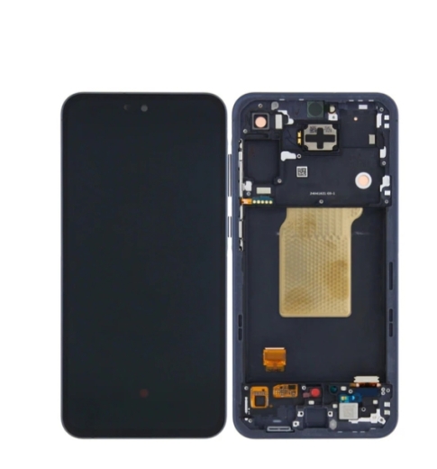 Samsung Galaxy A55 A556B Display LCD And Digitizer With Frame Navy Service Pack