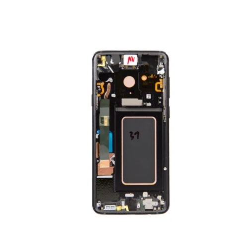 Samsung Galaxy S9 Plus G965F Display LCD And Digitizer With Frame Midnight Black Service Pack + Akku