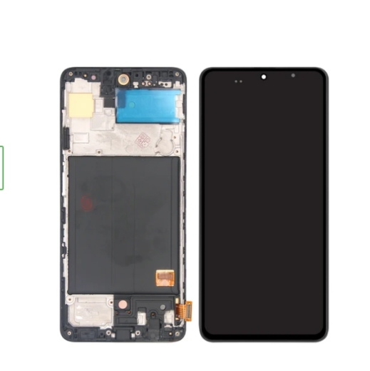 Samsung Galaxy A51 A515F Display LCD And Digitizer With Frame Black SOFT-OLED