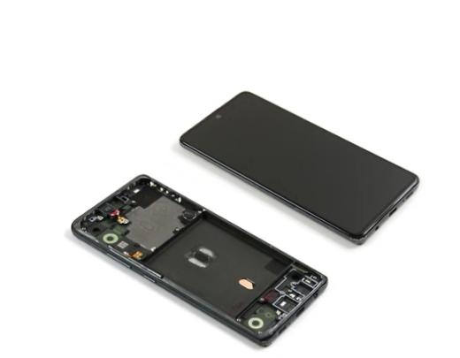 Samsung Galaxy A51 5G A516B Display LCD And Digitizer With Frame Prism Cube Black Service Pack