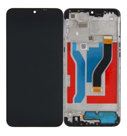 Samsung Galaxy A10S A107F Display And Digitizer With Frame Black Full OEM