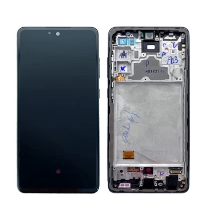 Samsung Galaxy A72 A725F Display lcd And Digitizer With Frame Awesome Black Service Pack