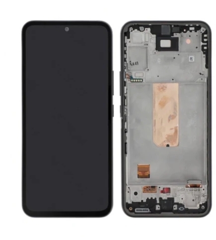 Samsung Galaxy A54 5G A546B Display lcd And Digitizer With Frame Black Service Pack