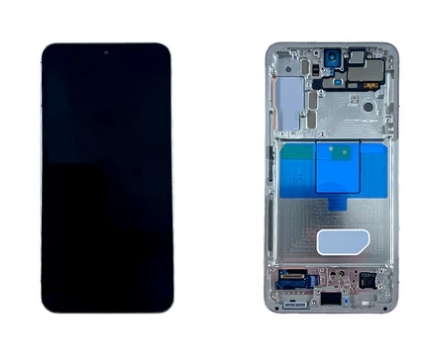 Samsung Galaxy S22 S901B Display lcd And Digitizer With Frame Phantom White, Cream,Sky Blue Service Pack