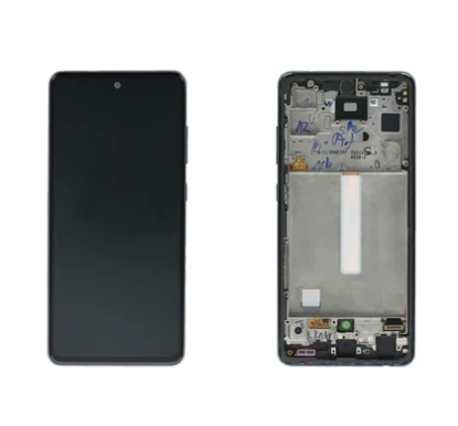 Samsung Galaxy A52s 5G A528B Display lcd And Digitizer With Frame Awesome Black Service Pack