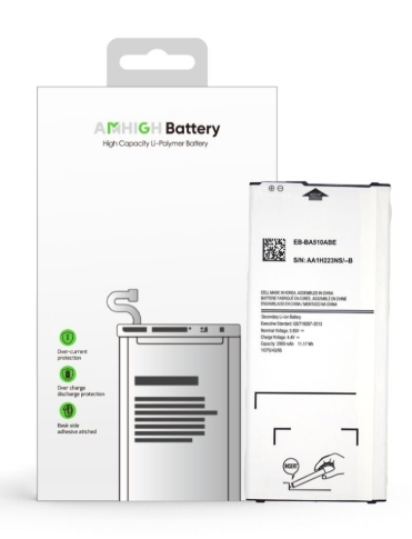 Samsung Galaxy A5 2016 (SM-A510F) Battery Akku EB-BA510ABE - 2900mAh (AMHigh Premium)