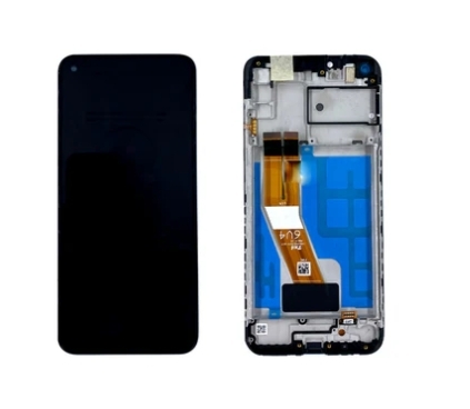 Samsung Galaxy M11 M115F Display lcd And Digitizer With Frame Black Service Pack