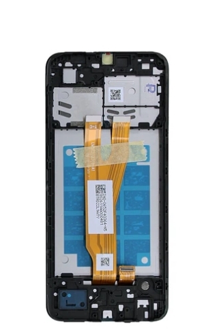 Samsung Galaxy A03 Core A032F Display lcd And Digitizer With Frame Black Service Pack