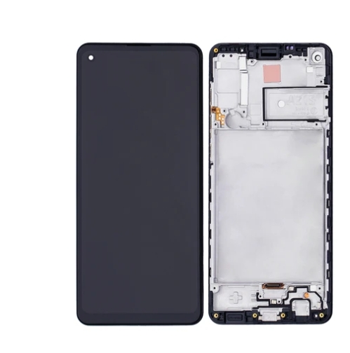 Samsung Galaxy A21s A217F Display lcd And Digitizer With Frame Black OEM