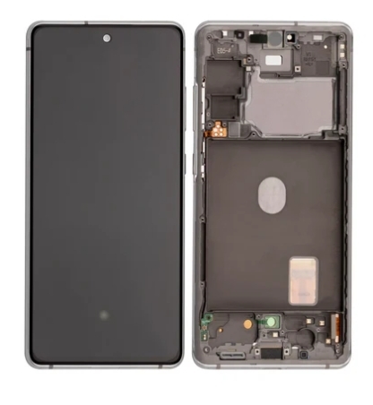 Samsung Galaxy S20 FE G780F, G781B 5G Display lcd And Digitizer With Frame Cloud White Soft-OLED