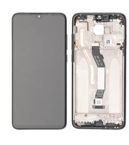 Xiaomi Redmi Note 8 Pro Display lcd And Digitizer With Frame Black OEM
