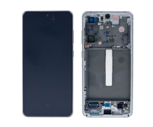Samsung Galaxy S21 FE G990B lcd Display And Digitizer With Frame White Service Pack