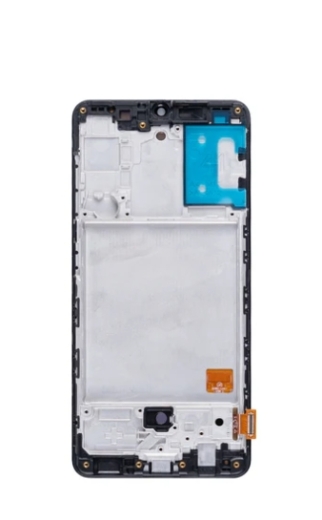 Samsung Galaxy A41 A415F lcd Display And Digitizer With Frame Prism Crush Black Soft-OLED