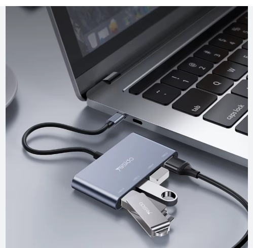 HB13 YESIDO HUB Adapter Typ C und 4x USB Anschluss