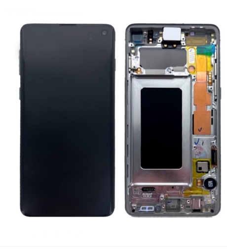 Samsung Galaxy S10 SM-G973F (GH82-18850G) Display lcd Complete - Prism Silver