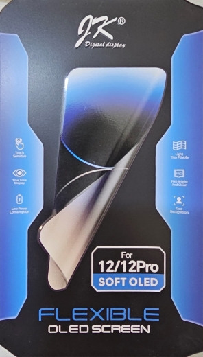 For iPhone 12, 12 Pro Display lcd And Digitizer Soft-OLED JK