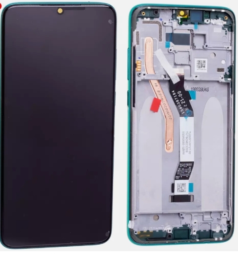Xiaomi Redmi Note 8 Pro Display And Digitizer With Frame Green OEM