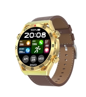 DTNO 1 DT Ultra Mate Smart Watch Silver/ Gold
