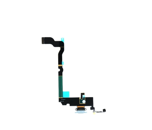 For iPhone Xs Max System Connector Flex Silver