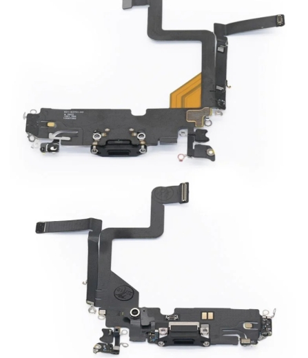 For iPhone 14 Pro System Connector Flex Board Space Black silver