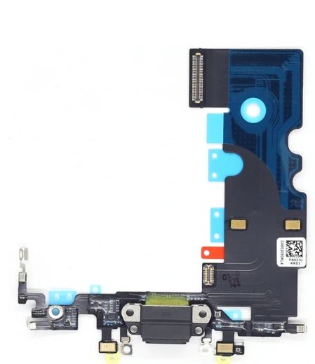 For iPhone SE (2020) System Connector Flex Black